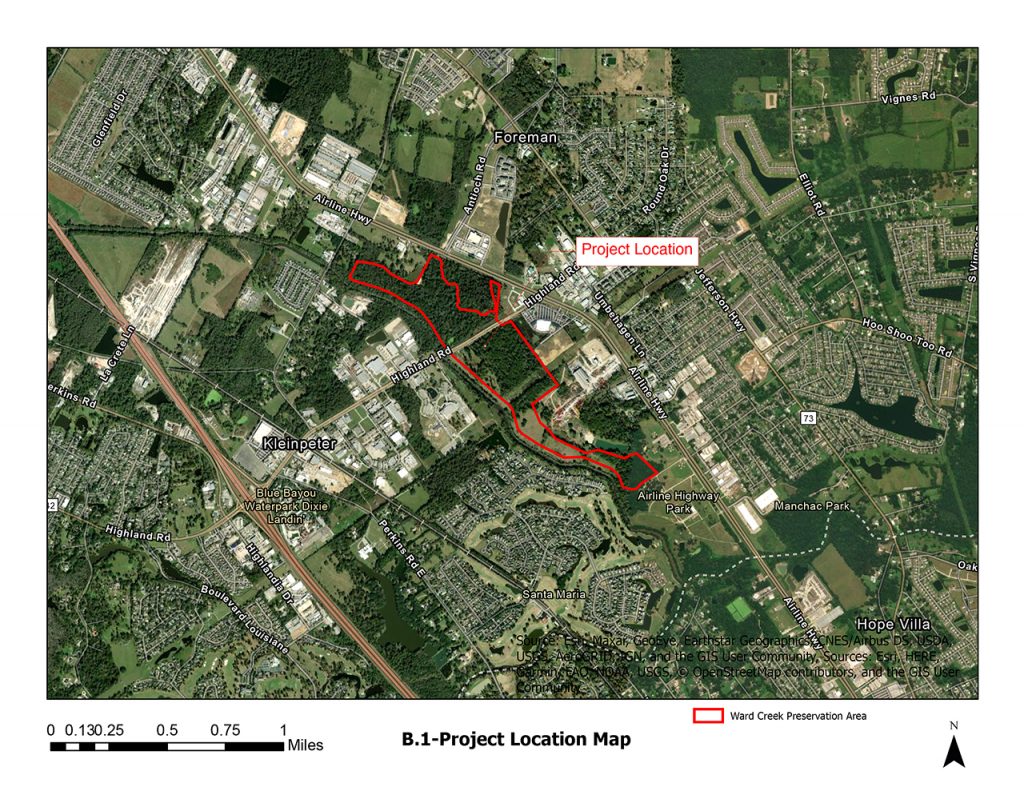 Baton Rouge to buy vacant land along Bayou Duplantier and Ward Creek